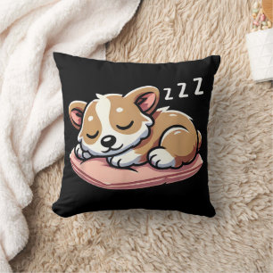 Cojín Decorativo Amantes de Animales Dormidos Adorables y Lindos Pe