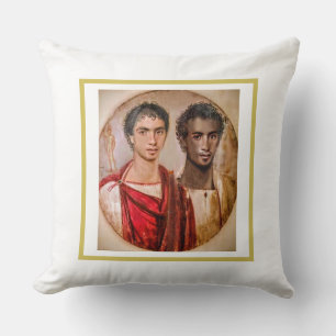 Cojín Decorativo Amantes de Fayum... Periodo romano Egipto