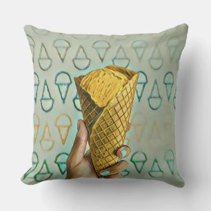Cojín Decorativo Amantes de helados de verano
