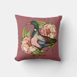 Cojín Decorativo Amantes de la naturaleza de Mallard Duck Peony