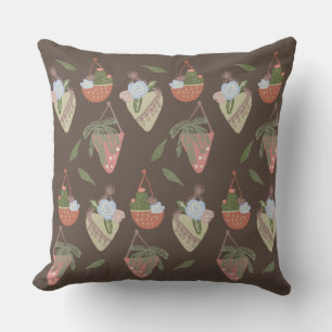 Cojín Decorativo Amantes de la planta de bonito colgando plantas Te