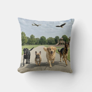 Cojín Decorativo Amantes de los Perros