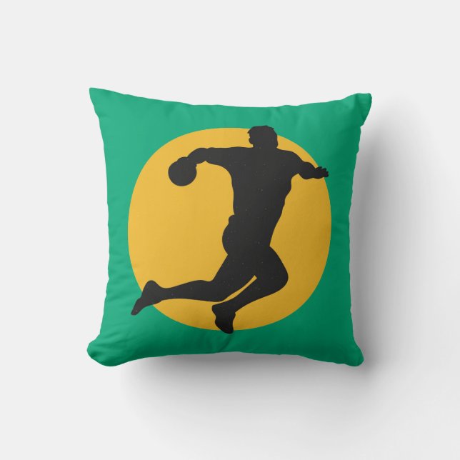 Cojín Decorativo Amantes del balonmano, balonmano (Anverso)