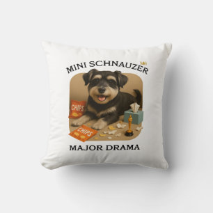 Cojín Decorativo Amantes del perro Schnauzer Mini
