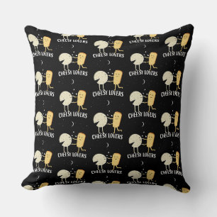 Cojín Decorativo Amantes Del Queso Y Conocidos