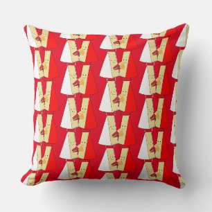 Cojín Decorativo Amantes Del Vino Y El Queso