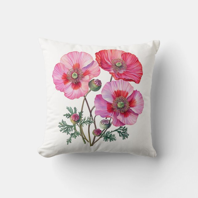 Cojín Decorativo Amapola (Anverso)
