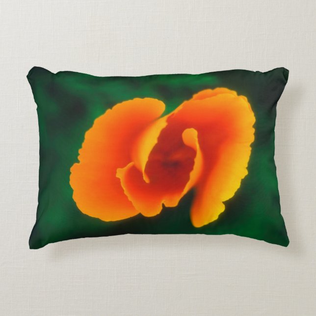 Cojín Decorativo Amapola de California (Anverso)