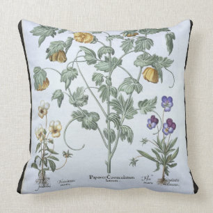Cojín Decorativo Amapola de cuernos amarilla, del 'Hortus