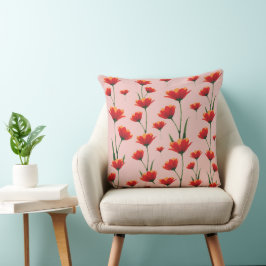 Cojín Decorativo Amapolas Dawnfire