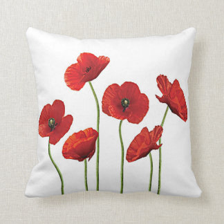 Cojín Decorativo Amapolas rojas