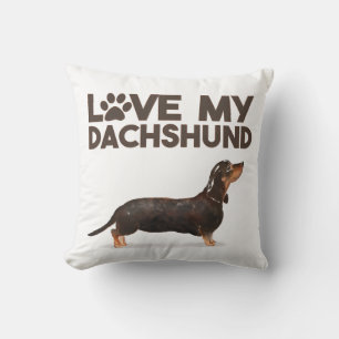 COJÍN DECORATIVO AMAR A MI DACHSHUND