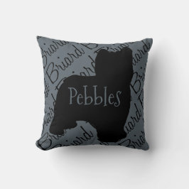 Cojín Decorativo Amar a mi perro de Briard