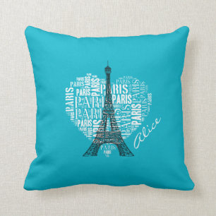 Cojín Decorativo Amar París   Torre Eiffel