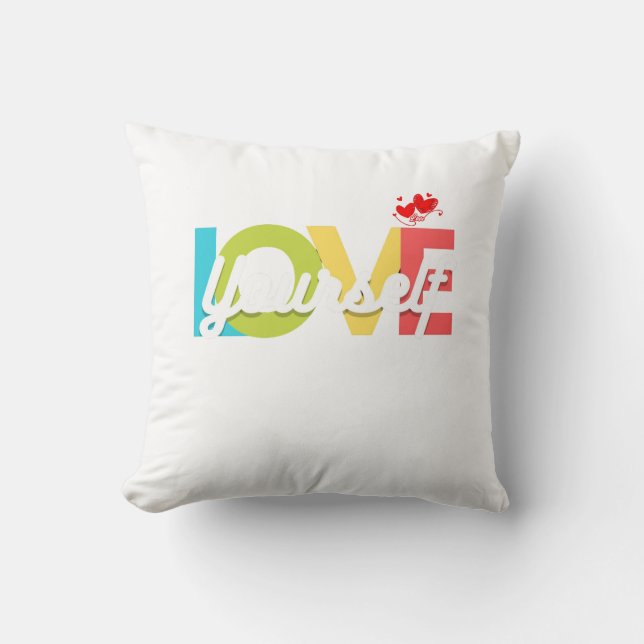 Cojín Decorativo Amar tu propio Pillow (Anverso)