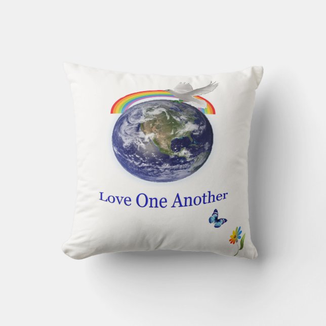 Cojín Decorativo Amar unos a otros (Anverso)