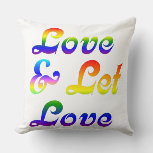COJÍN DECORATIVO AMAR Y DEJAR AMAR