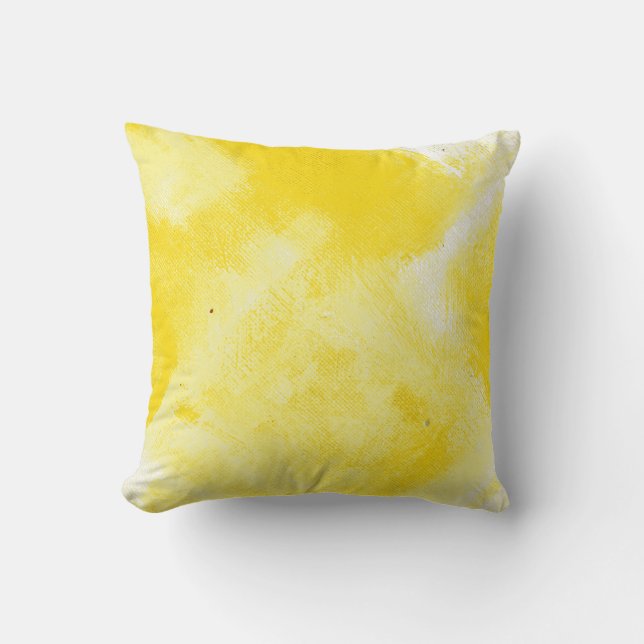 Cojín Decorativo Amarillo #1 (Anverso)