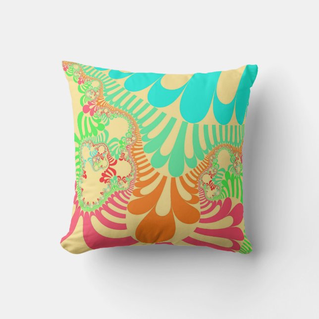 Cojín decorativo amarillo arcoiris amarillo person (Anverso)