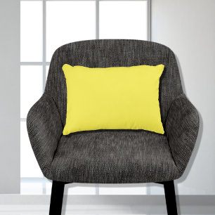 Cojín Decorativo Amarillo brillante básico moderno simple 11x16