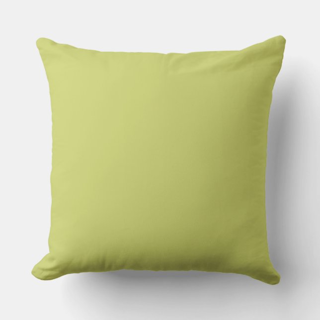 Cojín Decorativo Amarillo Chartreuse Mostaza Verde (Anverso)