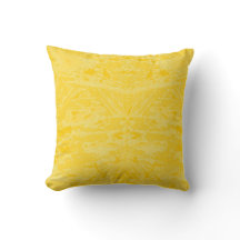 Cojín decorativo amarillo dorado