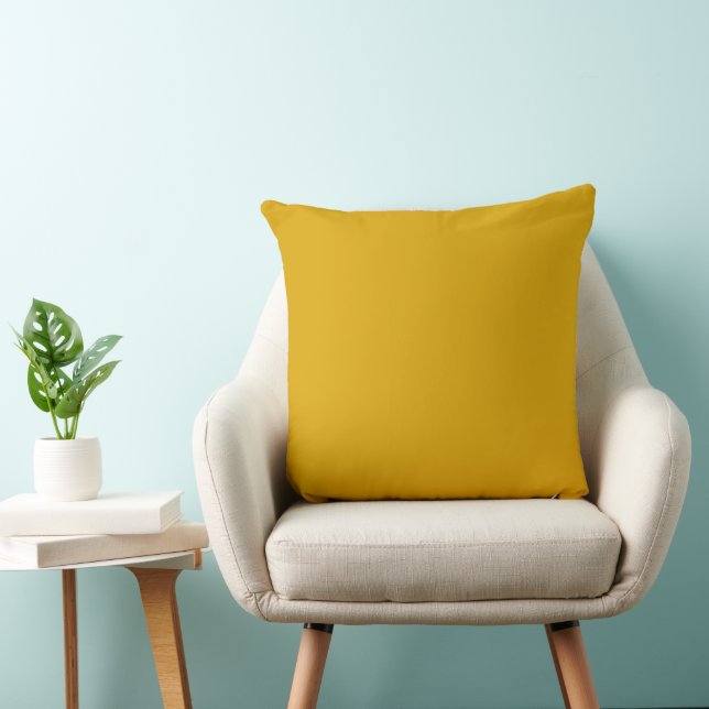 Cojín Decorativo Amarillo Mostaza (Silla)
