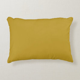 Cojín Decorativo Amarillo Mostaza, Color Sólido, Moderno, Simple,De