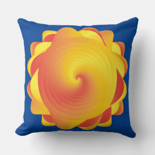 Cojín Decorativo amarillo naranja