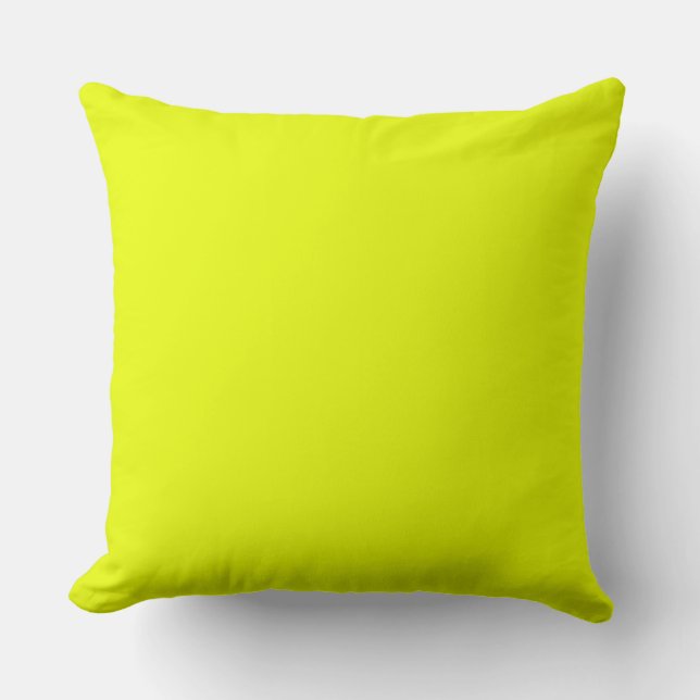 Cojín Decorativo Amarillo neón (Anverso)