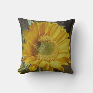 Cojín Decorativo amarillo otoñal girasol