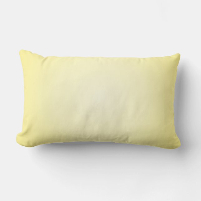 Cojín decorativo amarillo pastel (Anverso)