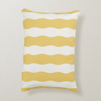 Cojín Decorativo Amarillo y blanco Acogedor