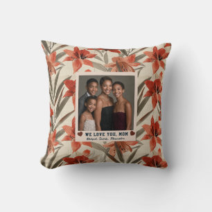 Cojín Decorativo Amaryllis  Mamá Grande Madrastra Decoración Artíst