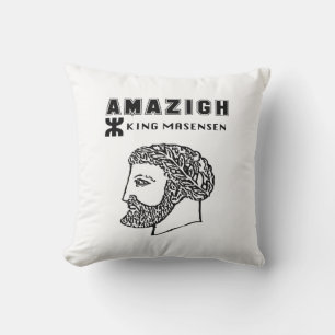 Cojín Decorativo amazigh king Massinissa Kabyle algerie Morocco