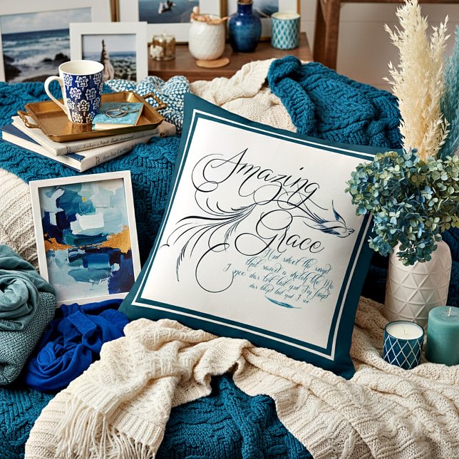 Cojín Decorativo Amazing Grace Throw Pillow (Subido por el creador)