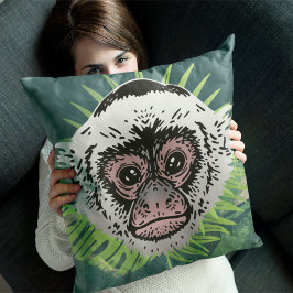 Cojín Decorativo Amazonía tropical del mono capuchino