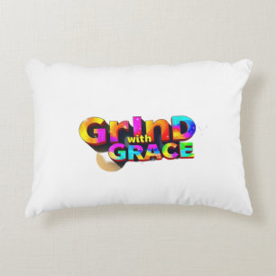Cojín Decorativo Ambición elegante: Grind with Grace