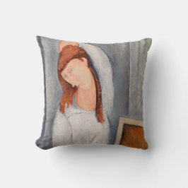 Cojín Decorativo Amedeo Modigliani - Retrato Jeanne Hebuterne #1