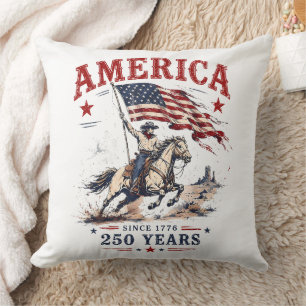 Cojín Decorativo América 250, aniversario 250 de American, 4 de jul