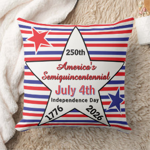Cojín Decorativo América 250 Años Libertad Valiente