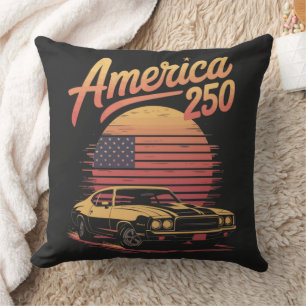 Cojín Decorativo América 250 US Atardecer Retro