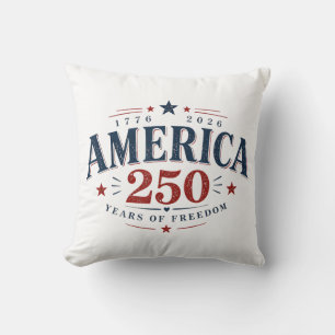 Cojín Decorativo América EE. UU. 250º, 250 años de libertad