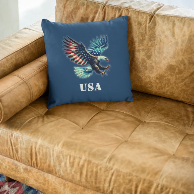 Cojín Decorativo American Eagle Patriotic USA (Subido por el creador)