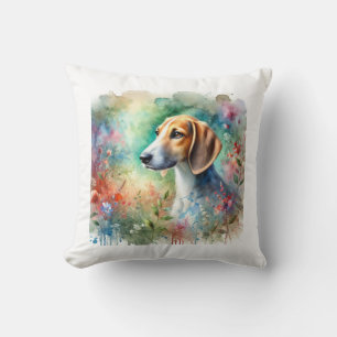Cojín Decorativo American Foxhound in Watercolor 200624AREF103 - Wa