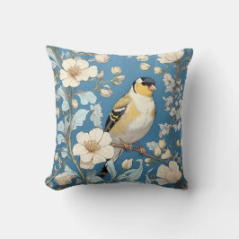 Cojín Decorativo American Goldfinch William Morris Inspired