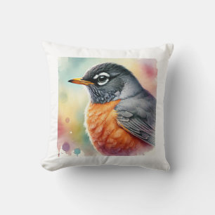 Cojín Decorativo American Robin 260824AREF105 - Watercolor