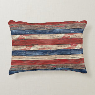 Cojín Decorativo Americana/Estrellas y Franjas/Patriótico