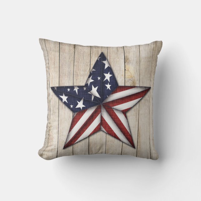 Cojín decorativo Americana Star Polyester (Anverso)