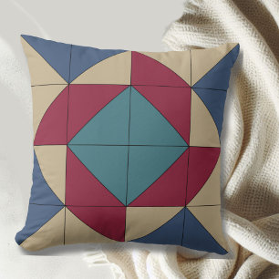 Cojín decorativo Americana Whirlpool Quilt Block